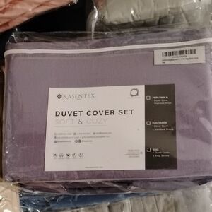 King Size Lavender Duvet Cover Set - Luxurious & Soft 1901-PL-K